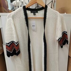 Ann Taylor longline knit cardigan sweater M/L oversized